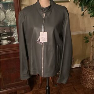 Men's Black Leather Jacket